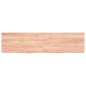 vidaXL Tablero mesa madera roble tratada marrón claro 160x40x(2-6) cm vidaXL Tablero mesa madera roble tratada marrón claro 160x40x(2-6) cm