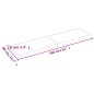 vidaXL Tablero mesa madera roble tratada marrón claro 160x40x(2-6) cm vidaXL Tablero mesa madera roble tratada marrón claro 160x40x(2-6) cm