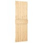 vidaXL Puerta corredera con herrajes madera maciza de pino 70x210 cm vidaXL Puerta corredera con herrajes madera maciza de pino 70x210 cm
