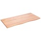 vidaXL Tablero de mesa madera roble tratada marrón claro 100x50x2 cm vidaXL Tablero de mesa madera roble tratada marrón claro 100x50x2 cm