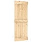 vidaXL Puerta corredera con herrajes madera maciza de pino 80x210 cm vidaXL Puerta corredera con herrajes madera maciza de pino 80x210 cm