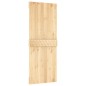 vidaXL Puerta corredera con herrajes madera maciza de pino 80x210 cm vidaXL Puerta corredera con herrajes madera maciza de pino 80x210 cm