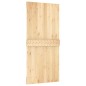 vidaXL Puerta corredera con herrajes madera maciza de pino 95x210 cm vidaXL Puerta corredera con herrajes madera maciza de pino 95x210 cm