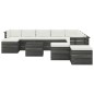 vidaXL Muebles de palets de jardín 12 pzas cojines madera maciza pino vidaXL Muebles de palets de jardín 12 pzas cojines madera maciza pino