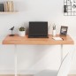 vidaXL Tablero mesa madera roble tratada marrón claro 100x50x(2-6) cm vidaXL Tablero mesa madera roble tratada marrón claro 100x50x(2-6) cm