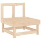 vidaXL Juego de muebles de jardín 8 piezas madera maciza de pino vidaXL Juego de muebles de jardín 8 piezas madera maciza de pino