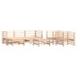vidaXL Juego de muebles de jardín 7 piezas madera maciza de pino vidaXL Juego de muebles de jardín 7 piezas madera maciza de pino