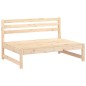 vidaXL Juego de muebles de jardín 4 piezas madera maciza de pino vidaXL Juego de muebles de jardín 4 piezas madera maciza de pino