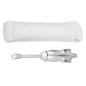 vidaXL Ancla plegable con cuerda hierro maleable plateado 2,5 kg vidaXL Ancla plegable con cuerda hierro maleable plateado 2,5 kg
