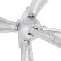 vidaXL Ancla plegable con cuerda hierro maleable plateado 2,5 kg vidaXL Ancla plegable con cuerda hierro maleable plateado 2,5 kg