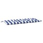 vidaXL Cojines banco jardín 2 uds tela a rayas azul blanco 120x50x7 cm vidaXL Cojines banco jardín 2 uds tela a rayas azul blanco 120x50x7 cm