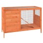 vidaXL Conejera de madera maciza de pino marrón 103x44x69,5 cm vidaXL Conejera de madera maciza de pino marrón 103x44x69,5 cm
