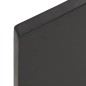 vidaXL Tablero de mesa madera de roble tratada gris oscuro 100x50x2 cm