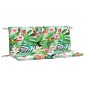 vidaXL Cojines para banco de jardín 2 uds tela multicolor 120x50x7 cm vidaXL Cojines para banco de jardín 2 uds tela multicolor 120x50x7 cm
