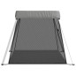 vidaXL Parque infantil para bebés con colchón tela lino gris claro vidaXL Parque infantil para bebés con colchón tela lino gris claro