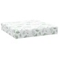 vidaXL Cojines para palés 3 piezas tela Oxford estampado de hojas