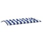 vidaXL Cojines banco jardín 2 uds tela a rayas azul blanco 100x50x7 cm vidaXL Cojines banco jardín 2 uds tela a rayas azul blanco 100x50x7 cm
