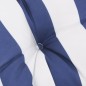vidaXL Cojines banco jardín 2 uds tela a rayas azul blanco 100x50x7 cm vidaXL Cojines banco jardín 2 uds tela a rayas azul blanco 100x50x7 cm