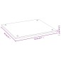 vidaXL Cubierta de cocina bambú 50x56x1,5 cm vidaXL Cubierta de cocina bambú 50x56x1,5 cm