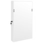 vidaXL Espejo con joyero y luces LED para pared blanco vidaXL Espejo con joyero y luces LED para pared blanco