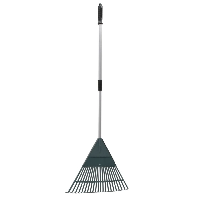 vidaXL Rastrillo para hojas PP verde oscuro 155,5 cm vidaXL Rastrillo para hojas PP verde oscuro 155,5 cm