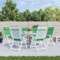 vidaXL Cojines de silla con respaldo alto 6 uds tela Oxford verde vidaXL Cojines de silla con respaldo alto 6 uds tela Oxford verde