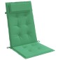 vidaXL Cojines de silla con respaldo alto 6 uds tela Oxford verde vidaXL Cojines de silla con respaldo alto 6 uds tela Oxford verde