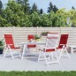 vidaXL Cojines de silla con respaldo alto 4 uds tela Oxford rojo vidaXL Cojines de silla con respaldo alto 4 uds tela Oxford rojo