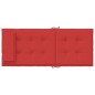 vidaXL Cojines de silla con respaldo alto 4 uds tela Oxford rojo vidaXL Cojines de silla con respaldo alto 4 uds tela Oxford rojo