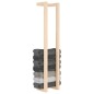 vidaXL Toallero de madera maciza de pino 23x18x110 cm vidaXL Toallero de madera maciza de pino 23x18x110 cm