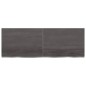 vidaXL Tablero mesa madera roble tratada gris oscuro 140x50x(2-4) cm vidaXL Tablero mesa madera roble tratada gris oscuro 140x50x(2-4) cm
