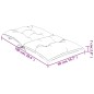 vidaXL Cojines silla de respaldo bajo 4 uds tela a rayas azul y blanco vidaXL Cojines silla de respaldo bajo 4 uds tela a rayas azul y blanco