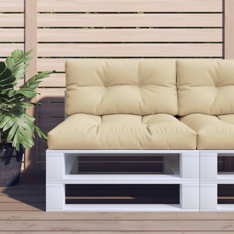 vidaXL Cojín para sofá de palets beige 80x40x10 cm vidaXL Cojín para sofá de palets beige 80x40x10 cm