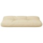 vidaXL Cojín para sofá de palets beige 80x40x10 cm vidaXL Cojín para sofá de palets beige 80x40x10 cm