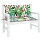 vidaXL Cojines para banco de jardín 2 uds tela multicolor 100x50x7 cm vidaXL Cojines para banco de jardín 2 uds tela multicolor 100x50x7 cm