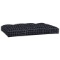 vidaXL Cojines para palés 5 piezas tela a cuadros negro vidaXL Cojines para palés 5 piezas tela a cuadros negro