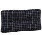 vidaXL Cojines para palés 5 piezas tela a cuadros negro vidaXL Cojines para palés 5 piezas tela a cuadros negro
