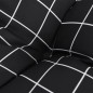 vidaXL Cojines para palés 5 piezas tela a cuadros negro vidaXL Cojines para palés 5 piezas tela a cuadros negro