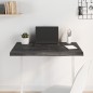 vidaXL Tablero mesa madera roble tratada gris oscuro 80x60x(2-4) cm vidaXL Tablero mesa madera roble tratada gris oscuro 80x60x(2-4) cm