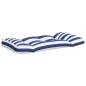 vidaXL Cojines para palés 3 piezas tela Oxford azul y blanco a rayas vidaXL Cojines para palés 3 piezas tela Oxford azul y blanco a rayas