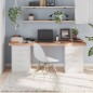 vidaXL Tablero mesa madera roble tratada marrón claro 180x50x(2-6) cm vidaXL Tablero mesa madera roble tratada marrón claro 180x50x(2-6) cm