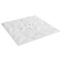 vidaXL Paneles de pared 24 uds EPS amatista blanco 50x50 cm 6 m² vidaXL Paneles de pared 24 uds EPS amatista blanco 50x50 cm 6 m²