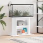 vidaXL Soporte para acuario madera de ingeniería blanco 80x35x60 cm vidaXL Soporte para acuario madera de ingeniería blanco 80x35x60 cm