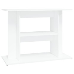 vidaXL Soporte para acuario madera de ingeniería blanco 80x35x60 cm