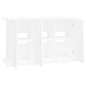 vidaXL Soporte para acuario madera de ingeniería blanco 101x41x58 cm vidaXL Soporte para acuario madera de ingeniería blanco 101x41x58 cm