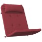 vidaXL Cojines para silla Adirondack 2 uds tela Oxford rojo tinto