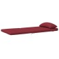 vidaXL Cojines para silla Adirondack 2 uds tela Oxford rojo tinto