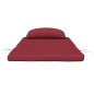 vidaXL Cojines para silla Adirondack 2 uds tela Oxford rojo tinto