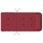 vidaXL Cojines para silla Adirondack 2 uds tela Oxford rojo tinto