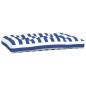 vidaXL Cojines para palés 3 piezas tela a rayas azul y blanco vidaXL Cojines para palés 3 piezas tela a rayas azul y blanco